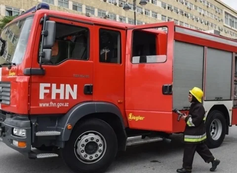 Abşeronda güclü yanğın BAŞLAYIB