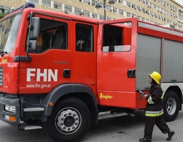 Abşeronda güclü yanğın BAŞLAYIB