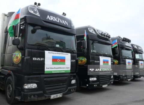Azərbaycandan İrana növbəti humanitar yardım yola salınır