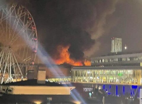 Moskvanın mərkəzində güclü yanğın: ölənlər var