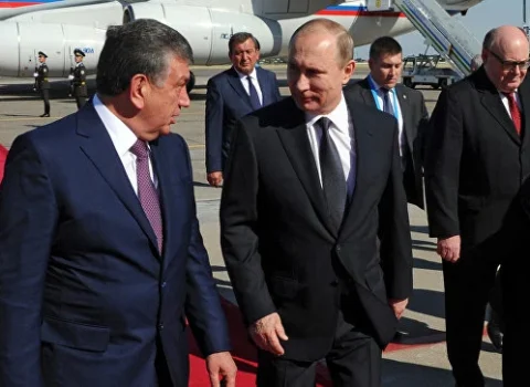 Putin Mirziyayevlə danışdı