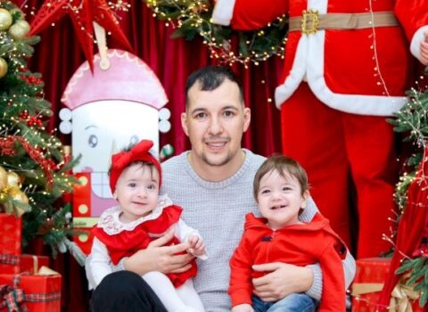 Elçibəyin əkiz nəvələri 1 yaşında – FOTOLAR