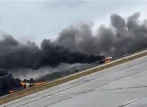 Rusiyanın nəhəng limanı yenidən vuruldu