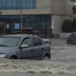 Yağış Sabunçu vağzalının qarşısını iflic günə saldı – Video