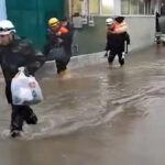 Evlərini su basan 9 nəfər xilas edildi – Video