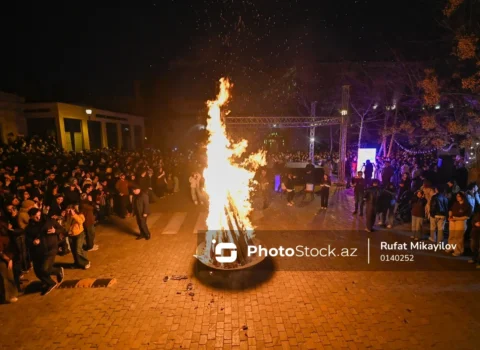 Qoşa Qala meydanında İlaxır çərşənbə qeyd olunub