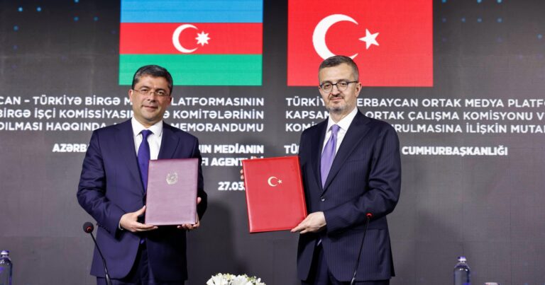 Azərbaycan və Türkiyə arasında media sahəsində koordinasiyanın gücləndirilməsi məqsədilə Anlaşma Memorandumu imzalanıb