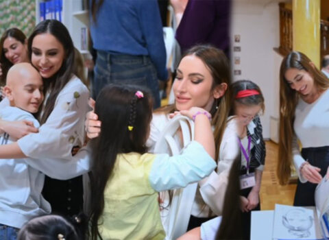 Leyla, Arzu və Alena Əliyevalar Yaşama Dəstək Mərkəzində – VİDEO