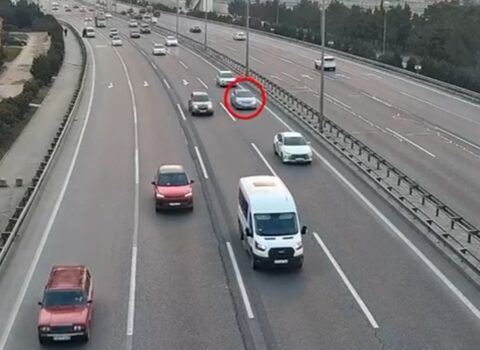 Sol zolağı “zəbt edən” sürücülərə xəbərdarlıq – VİDEO
