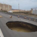 İcra başçısının işə rahat gedib-gəlmək üçün çəkdirdiyi yol çökdü – FOTO