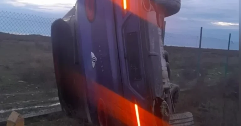 Bakı–Quba yolunda “Bentley” aşdı – VİDEO