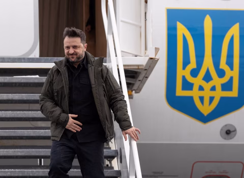 Zelenski də Suriyaya getdi