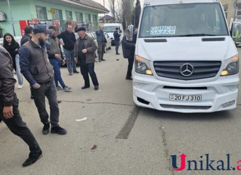 Tovuzda mikroavtobus 10 yaşlı oğlanı vurdu