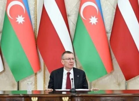 Latviya prezidenti Ağ Şəhərdən danışdı: Möcüzə…