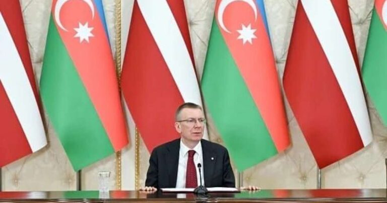 Latviya prezidenti Ağ Şəhərdən danışdı: Möcüzə…