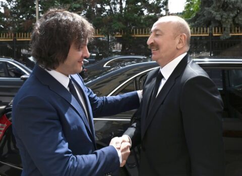 Prezidentin Kobaxidze ilə təkbətək görüşü… – Foto