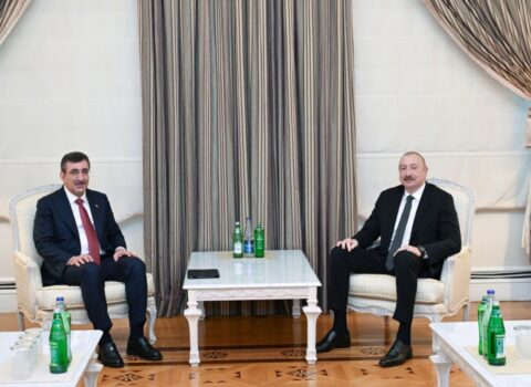 Azərbaycan Prezidenti Cevdet Yılmazı qəbul edib