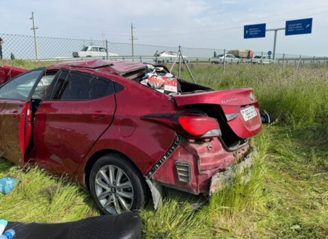 Cəlilabadda toya gedən ailə üzvləri qəzaya düşüb