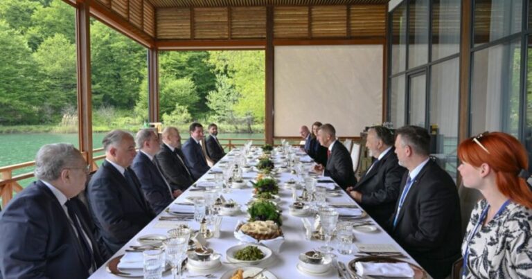 Andrey Babişin şərəfinə rəsmi lanç verildi