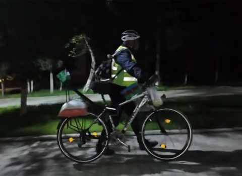 Bakıdan Məkkəyə velosipedlə gedir – Video