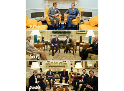 Kral III Çarlzın ABŞ prezidentləri ilə 3 görüşü: Oval kabinet 56 ildə necə dəyişib?