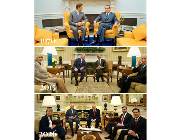 Kral III Çarlzın ABŞ prezidentləri ilə 3 görüşü: Oval kabinet 56 ildə necə dəyişib?