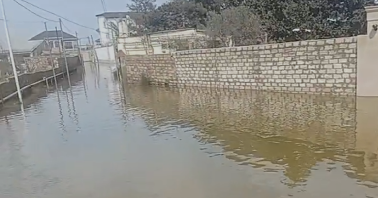 Buzovnada yağış suları ərazidən kənarlaşdırılır