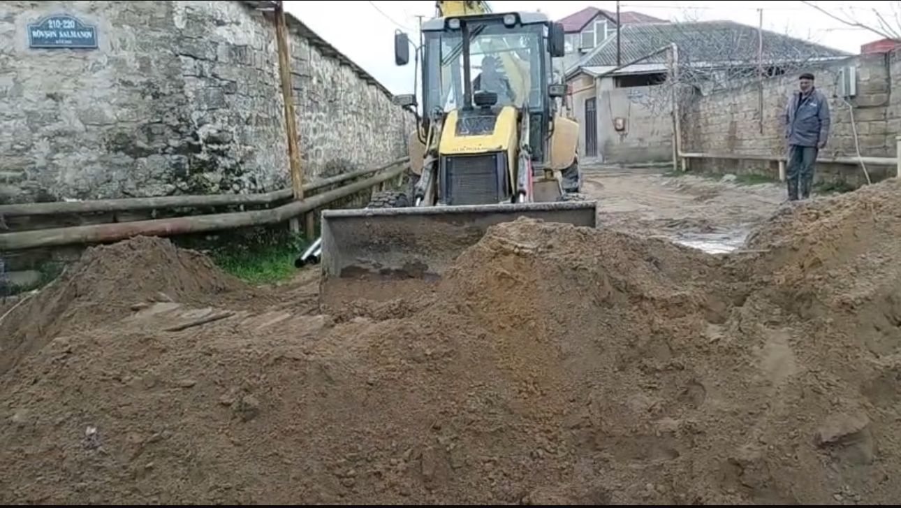 Maştağada qəzalı təxliyyə xətti bərpa olundu