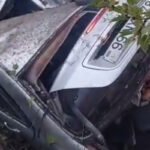 2 hərbçinin öldüyü qəzanın görüntüləri