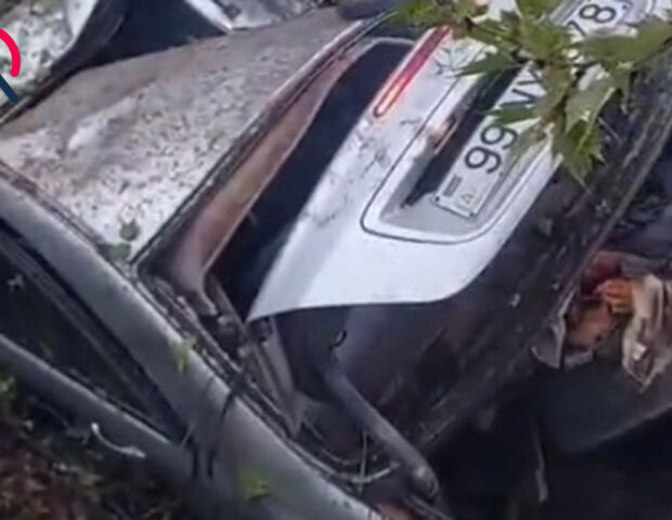 2 hərbçinin öldüyü qəzanın görüntüləri