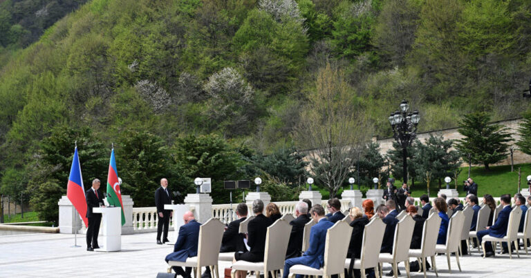 Prezident İlham Əliyev: Çexiya ilə çox fəal siyasi dialoqumuz var