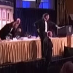 Trampın olduğu tədbirdə atışma – ANBAAN VİDEO