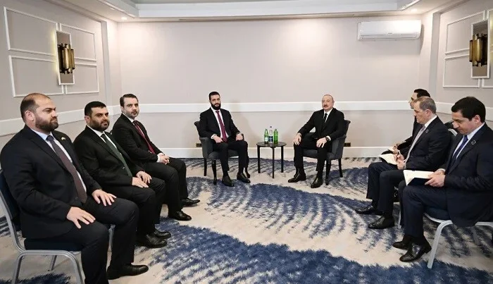 İlham Əliyev Şara ilə görüşdü – Foto