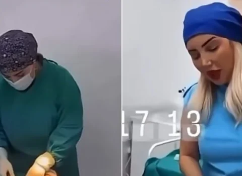 Daha bir saxta həkim qalmaqalı: Katibə cərrahlıq edir? – Video