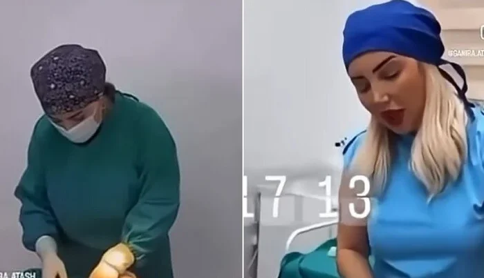 Daha bir saxta həkim qalmaqalı: Katibə cərrahlıq edir? – Video