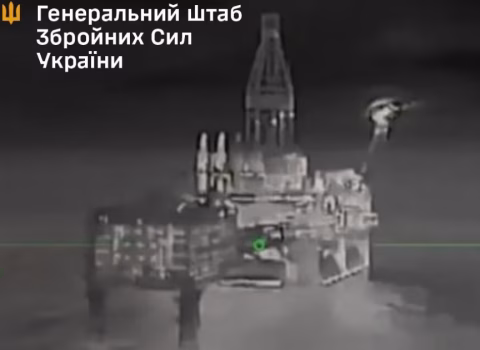 Ukrayna Xəzərdə neft platformalarını vurdu