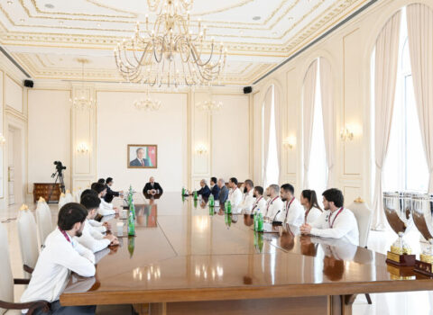 Prezident İlham Əliyev: İdmançılarımızda qələbə əzmi çox güclüdür