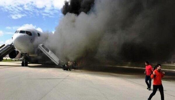 Tehran hava limanı zərbələrdən sonra – Yeni video