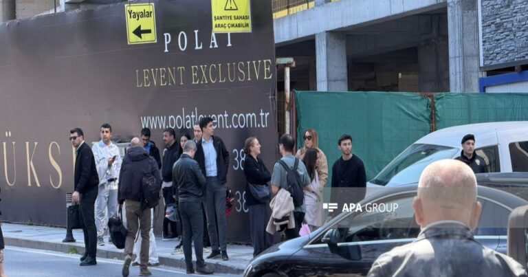 İstanbulda atışma baş verən yerdən FOTOLAR