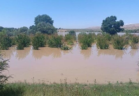 Kür çayı bu rayonda bəndi uçurdu
