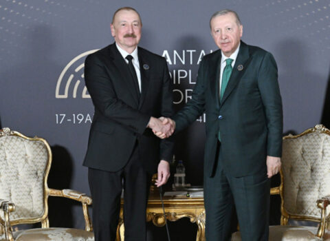 Antalyada İlham Əliyevlə Rəcəb Tayyib Ərdoğanın görüşü keçirilir – FOTO