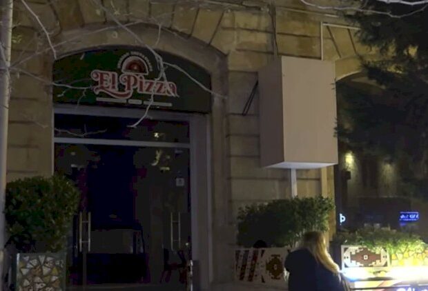 Bakının mərkəzində restoran yandı – VİDEO