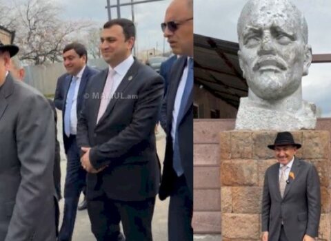 Paşinyan Lenini görüb təəccübləndi: “Unikal yerdir!” – VİDEO