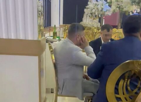 Şadlıq evinin tavanı deşildi: qonaqlar… – VİDEO