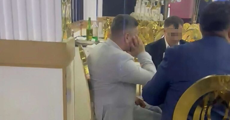 Şadlıq evinin tavanı deşildi: qonaqlar… – VİDEO