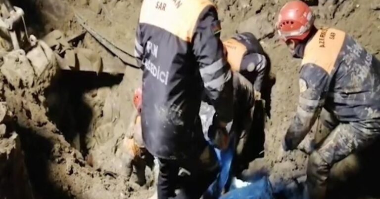 Qaradağda torpaq uçqunu nəticəsində bir nəfər ölüb, bir nəfər xilas edilib – VİDEO