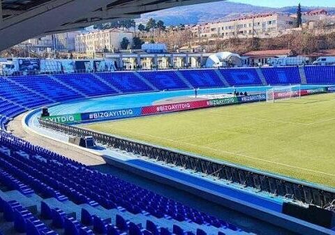 Xankəndi stadionunun son halı – Video