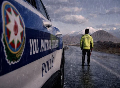 Yol polisindən əlverişsiz hava şəraiti ilə bağlı müraciət