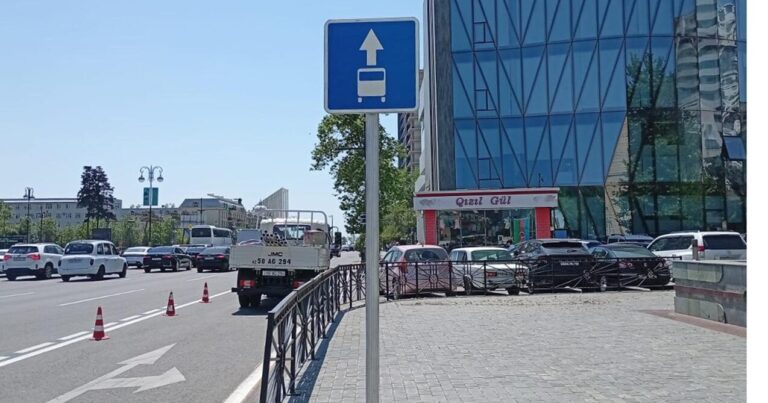Sabahdan bu zolaqlara girənlər cərimə olunacaq