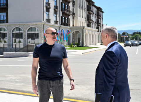 İlham Əliyev Xankəndidə Mədəniyyət Mərkəzinin açılışında iştirak edib – FOTO